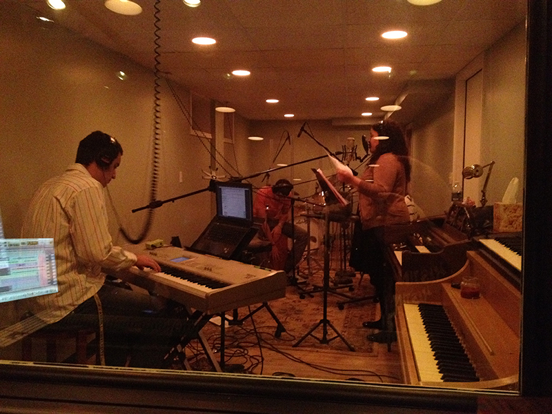 A view from the control room